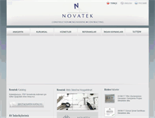 Tablet Screenshot of novatekltd.com.tr